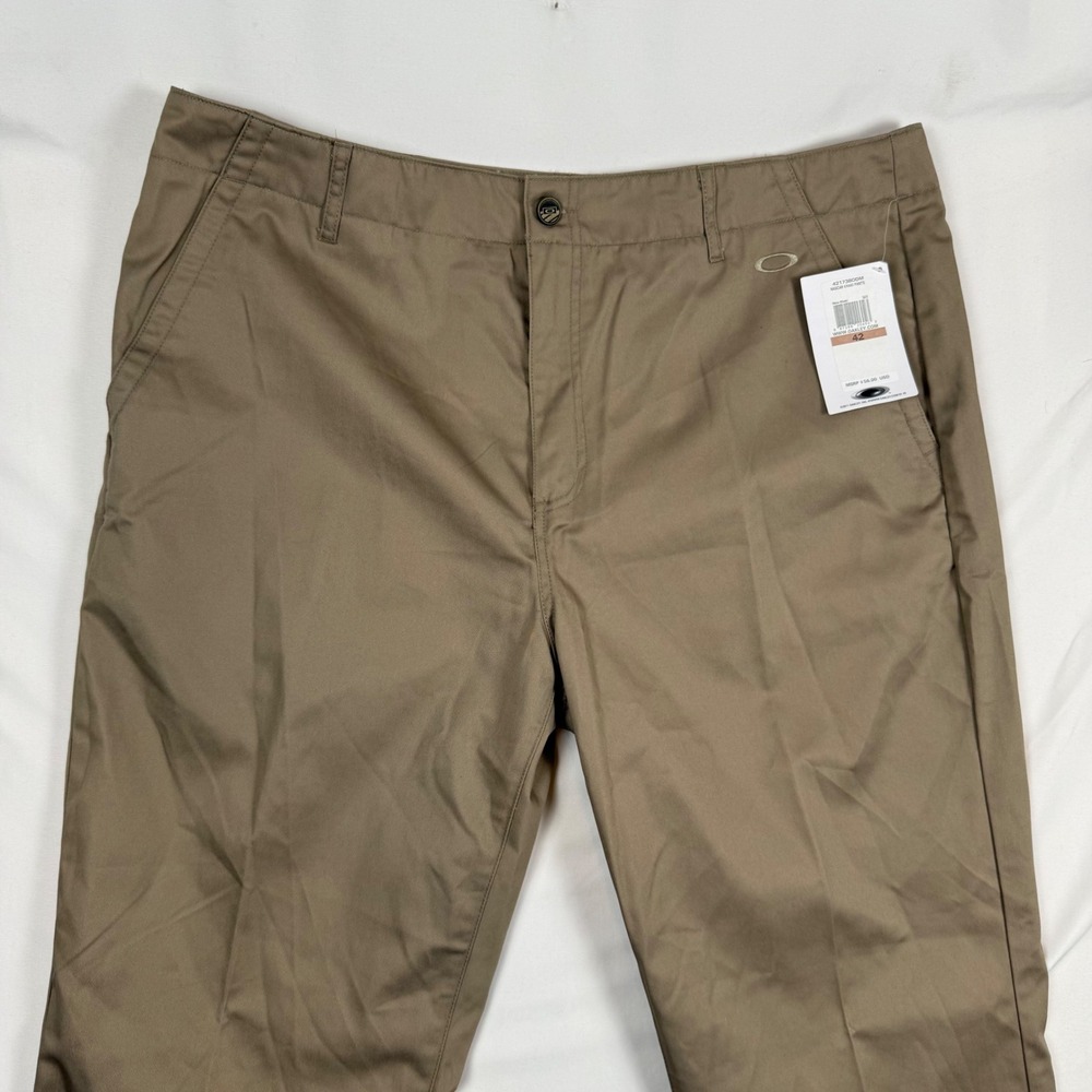 Oakley Mens Nascar Khaki Pants 421738ODM New Khaki Size 42 NWT